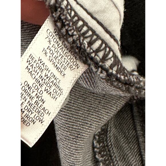 Loft Modern Skinny Gray Wash 5 Pocket Denim Stretch Jeans Womens Size 4 - Picture 9 of 9